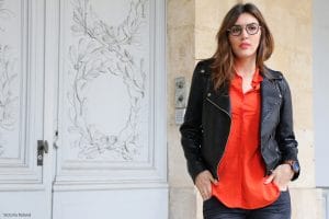 Chemise oversize orange Uniqlo Collection U