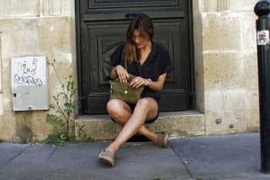 Combishort H&M et pochette Sacha Shoes