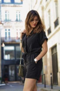 Combishort H&M et pochette Sacha Shoes