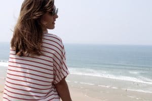 Robe large à rayures Pull & Bear - Milovely