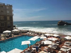 Piscine vue sur mer Sofitel Biarritz