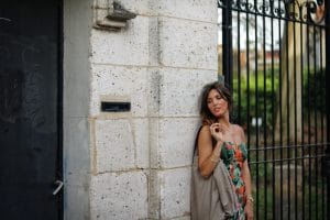 Robe bustier Camaïeu, imprimé tropical - Milovely