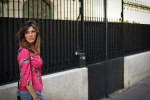 Blouse kimono rose Camaïeu - Milovey