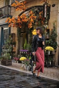 En pantalon velours zara taille haute