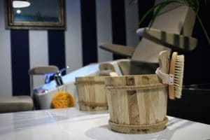 Espace détente pour la pédicure au Manucure Store des Chartrons