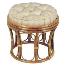 Pouf en rotin Rue du commerce