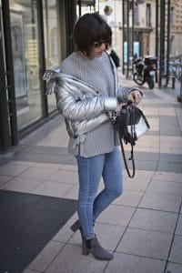 Doudoune et jean skinny Jennyfer