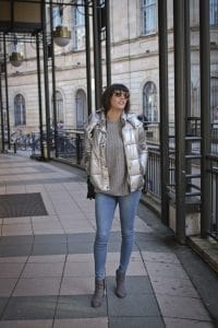 Doudoune et jean skinny Jennyfer