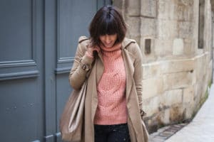 Trench fluide et pull en maill Camaieu