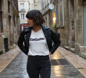 Mom fit Jennyfer et T-shirt "Madame" Camaïeu