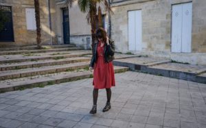 Blogueuse Mode Bordeaux - Robe portefeuille