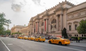 Met taxi jaunes New-York