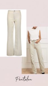 pantalon blanc