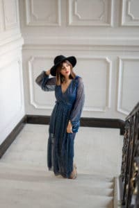 robe longue portefeuille