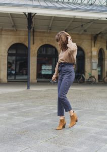 pantalon taille haute