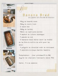 recette banana bread